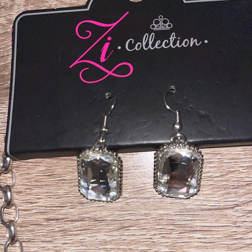 Paparazzi collection necklace and earrings.
